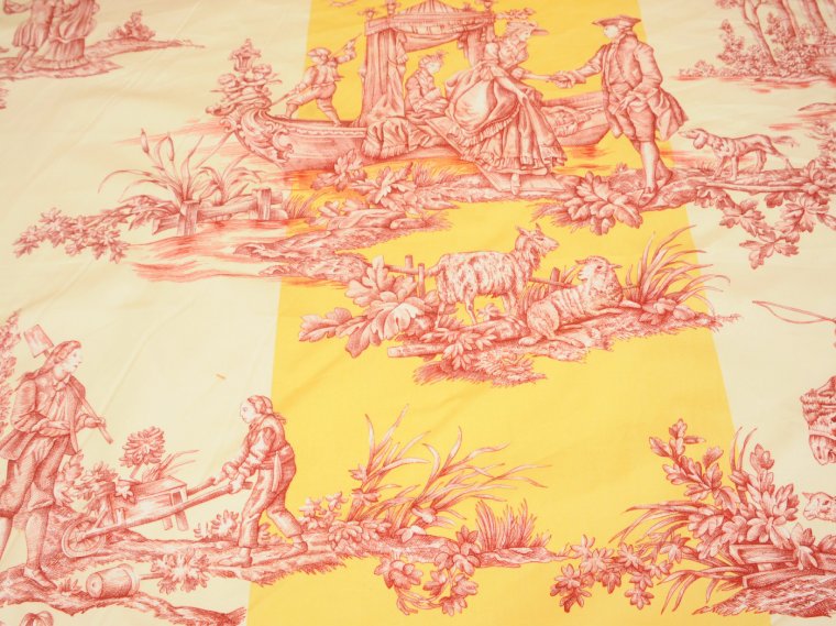 Brunschwig & Fils Water Music Gorgeous Toile Fabric from France in