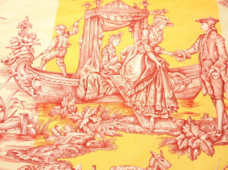 Chinoiserie Xanadu Modern Toile Lemon Drop Yellow Home Fabric by the yard