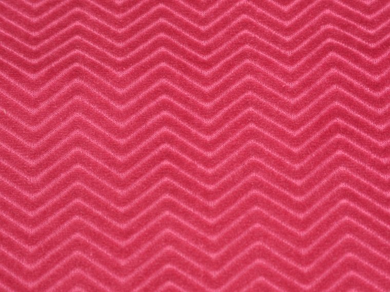 Beautiful hot pink Fuchsia Geometric Herringbone Velvet Fabric for