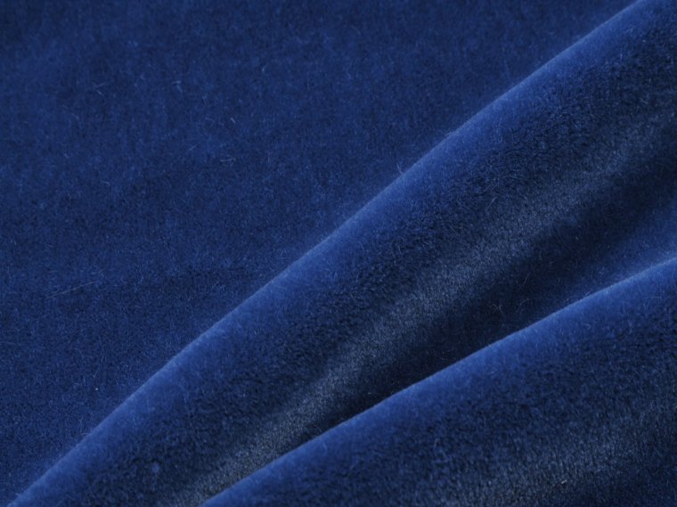 SPECIALTY PRICING Indigo Blue Donghia Mohair Velvet Fabric, Incredibly