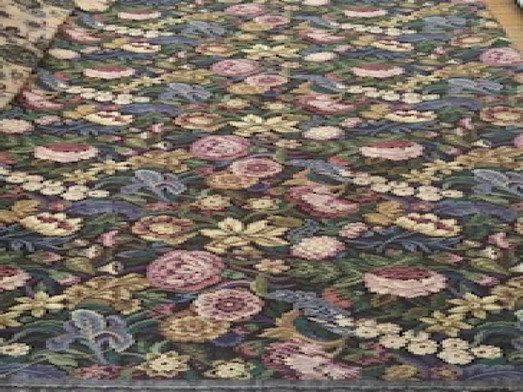 Rare Aubusson Tapestry fabric from Belgium for Upholstery, Pillows or