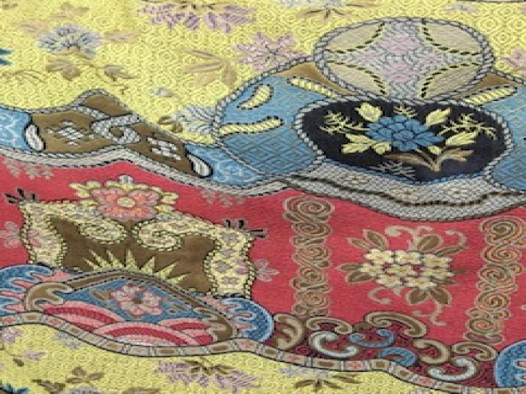 Famous Woven Jacquard Damask Fabric, featured in Architectural Digest